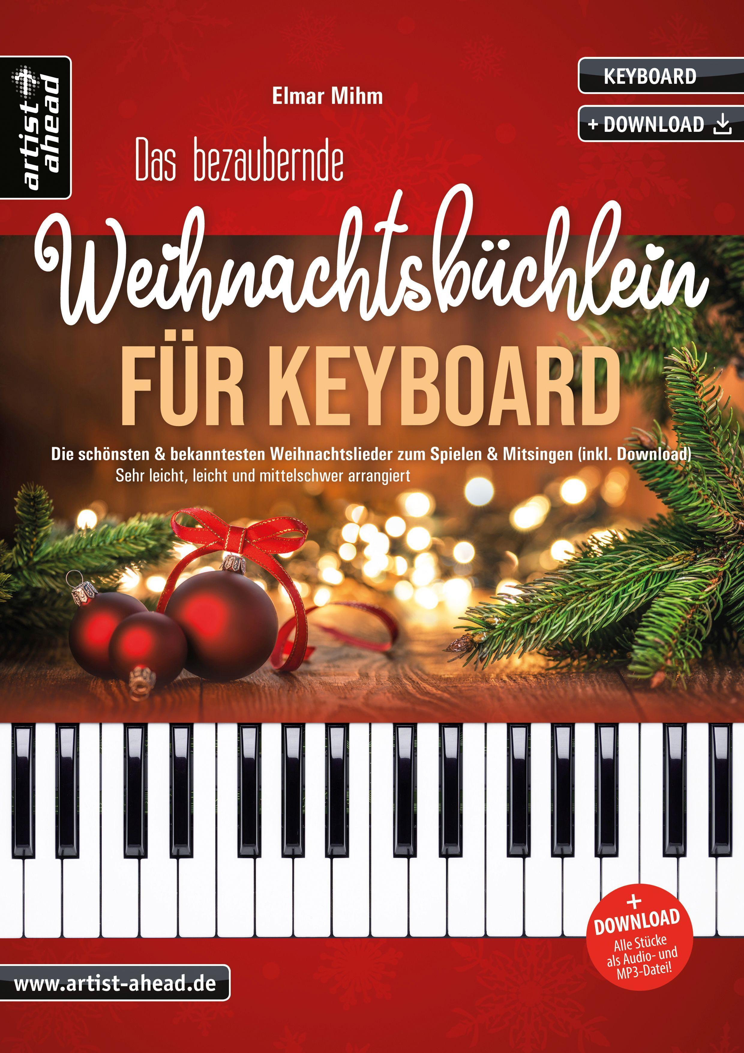Vorderes Coverbild Das bezaubernde Weihnachtsbüchlein für Keyboard