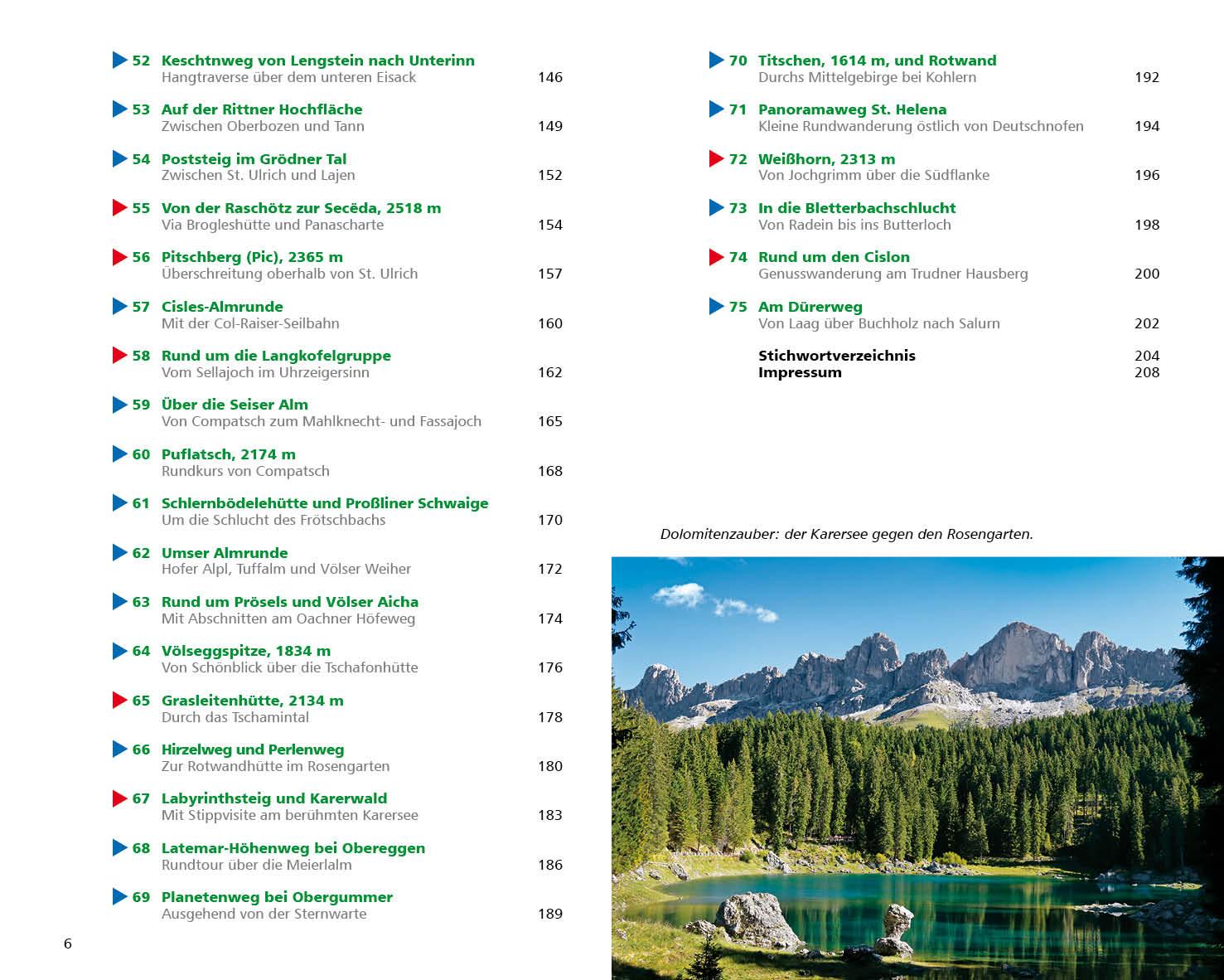 Beispielinhalt (Bild) Leichte Wanderungen Südtirol Ost