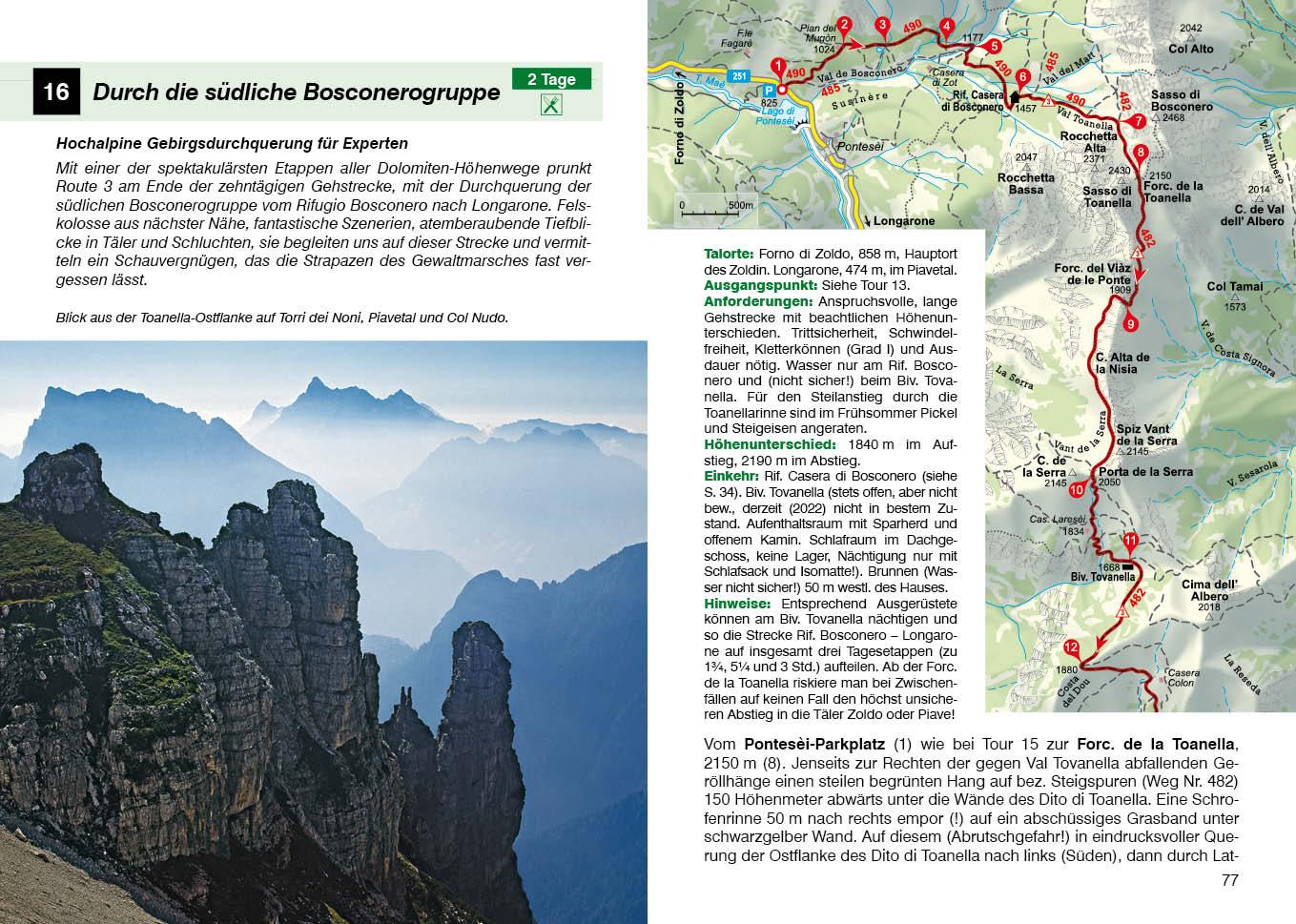 Beispielinhalt (Bild) Dolomiten Band 7 - Südöstliche Dolomiten