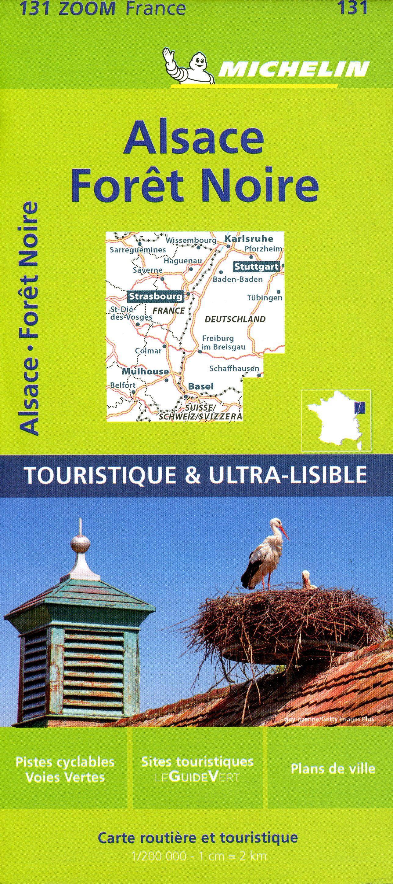 Vorderes Coverbild Black Forest, Alsace, Rhine Valley - Zoom Map 131