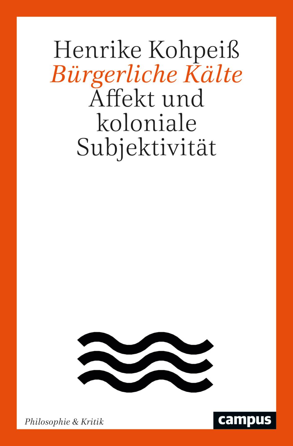 Vorderes Coverbild Bürgerliche Kälte