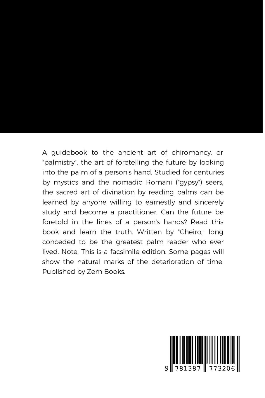 Rückseitencover Palmistry for All