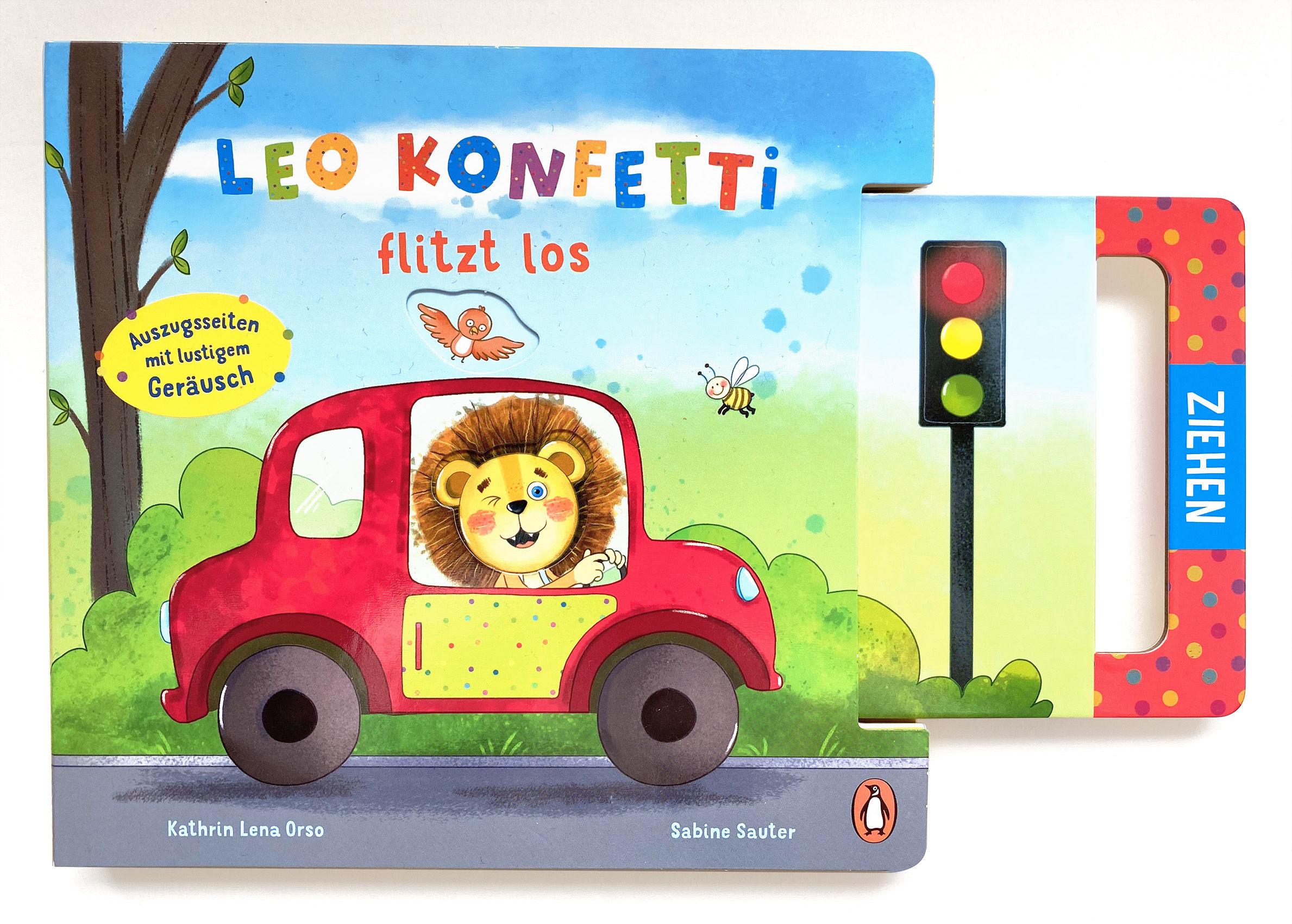 Beispielinhalt (Bild) Leo Konfetti flitzt los