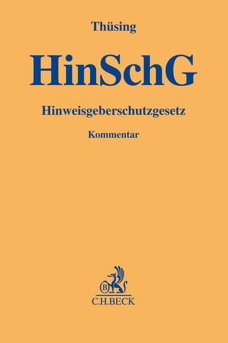 Vorderes Coverbild Hinweisgeberschutzgesetz