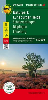 Vorderes Coverbild Naturpark Lüneburger Heide, Wander-, Rad- und Freizeitkarte 1:50.000, freytag & berndt, WK D5082