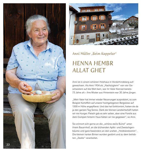 Beispielinhalt (Bild) Easse und 's olte Wisse