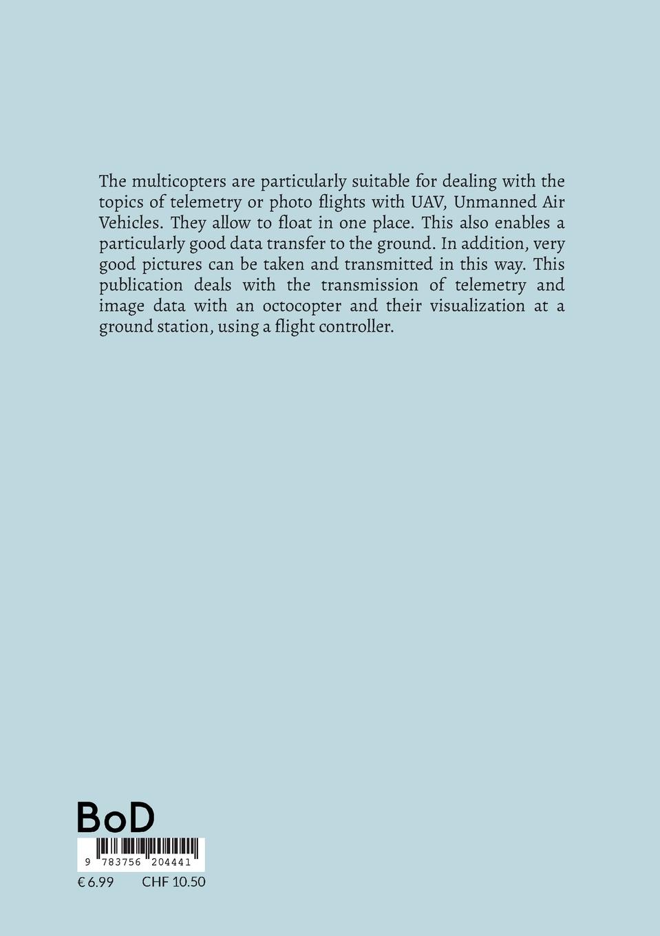 Rückseitencover Communication of drones telemetry using a flight controller