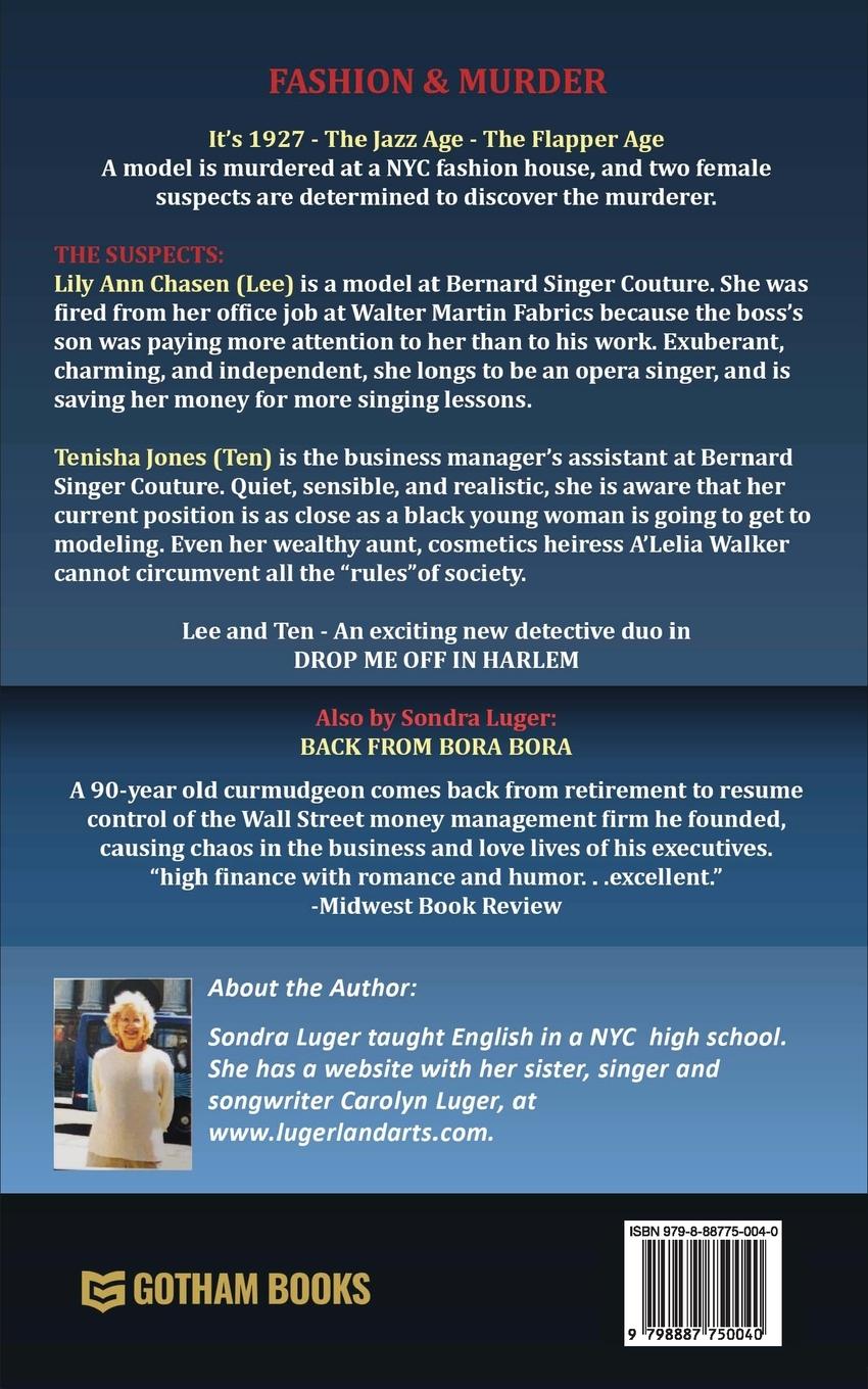 Rückseitencover DROP ME OFF IN HARLEM