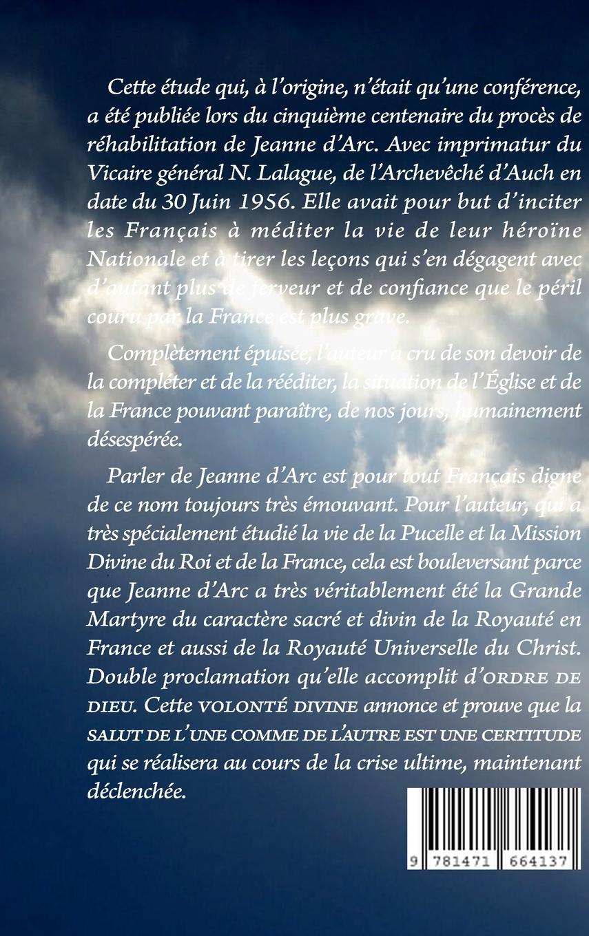 Rückseitencover Jeanne d'Arc la pucelle