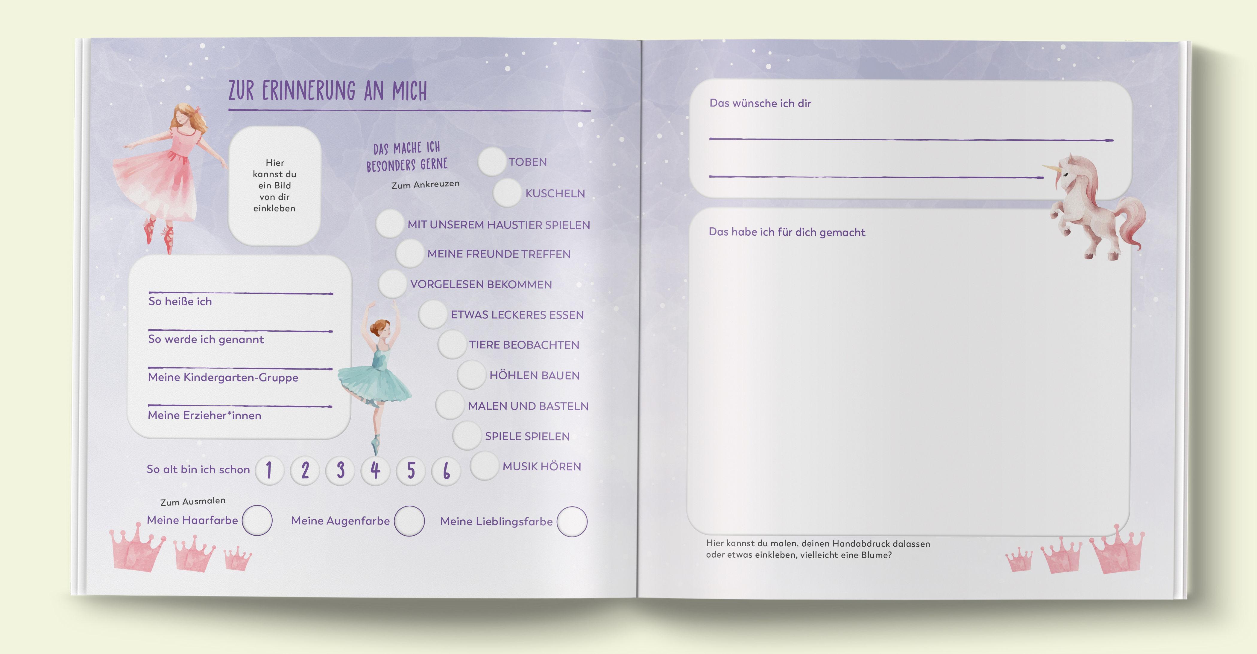 Beispielinhalt (Bild) Mein Kindergarten Freundebuch