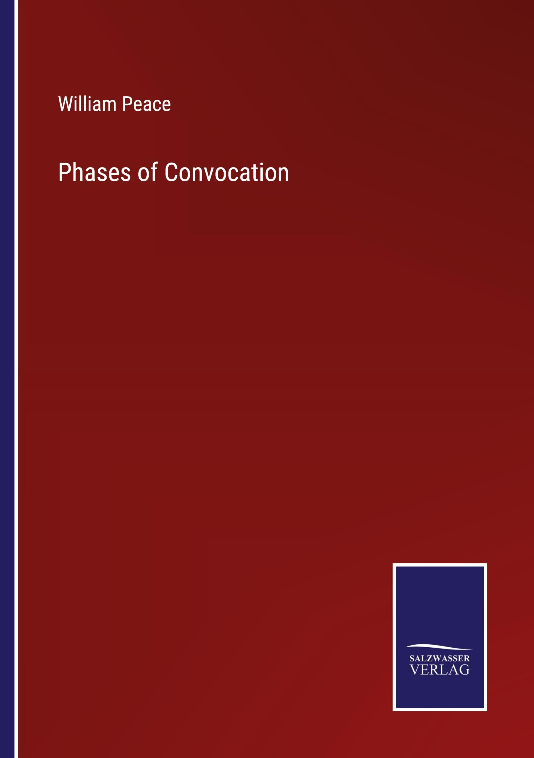 Vorderes Coverbild Phases of Convocation