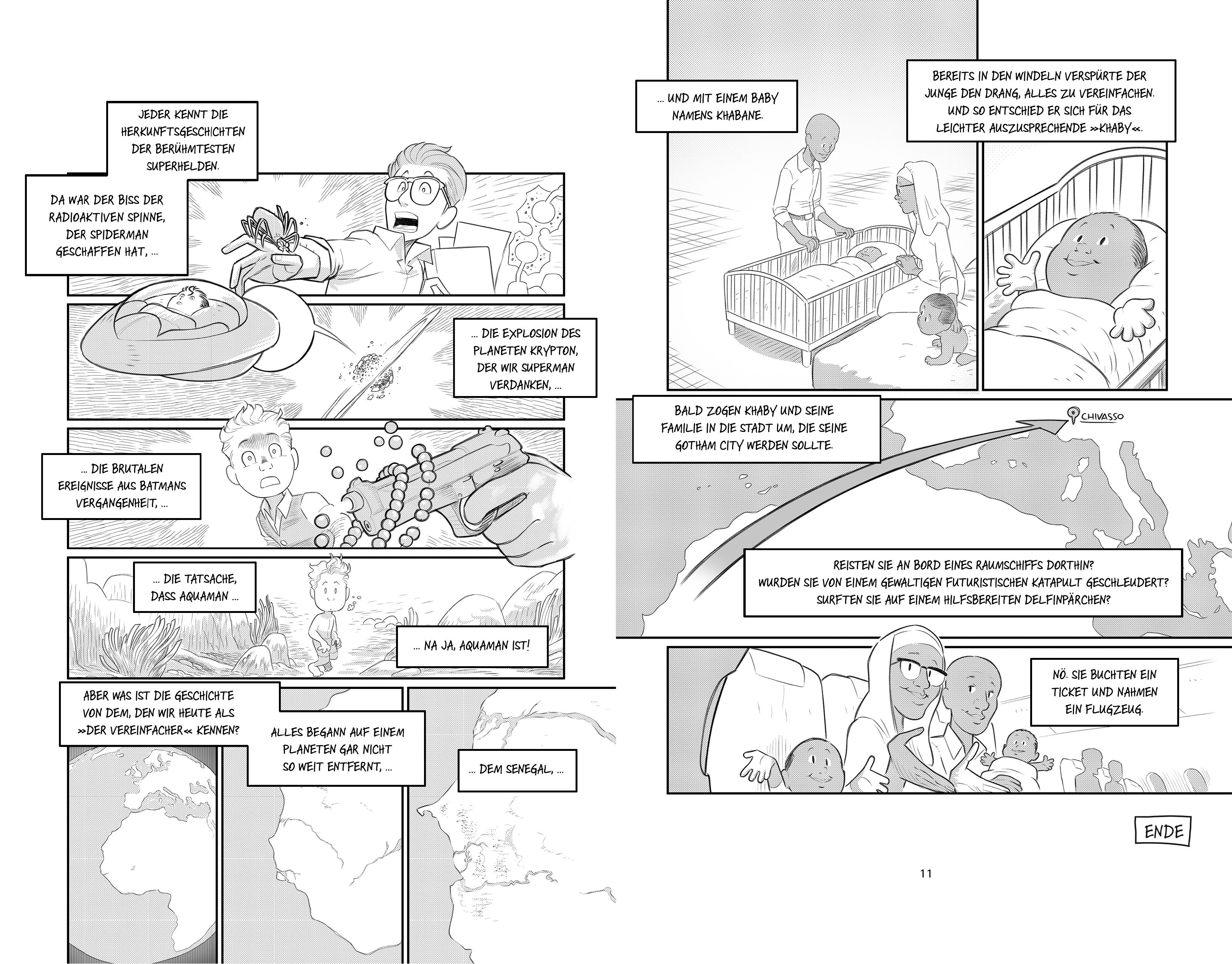 Beispielinhalt (Bild) Supereasy - Mein Comicroman