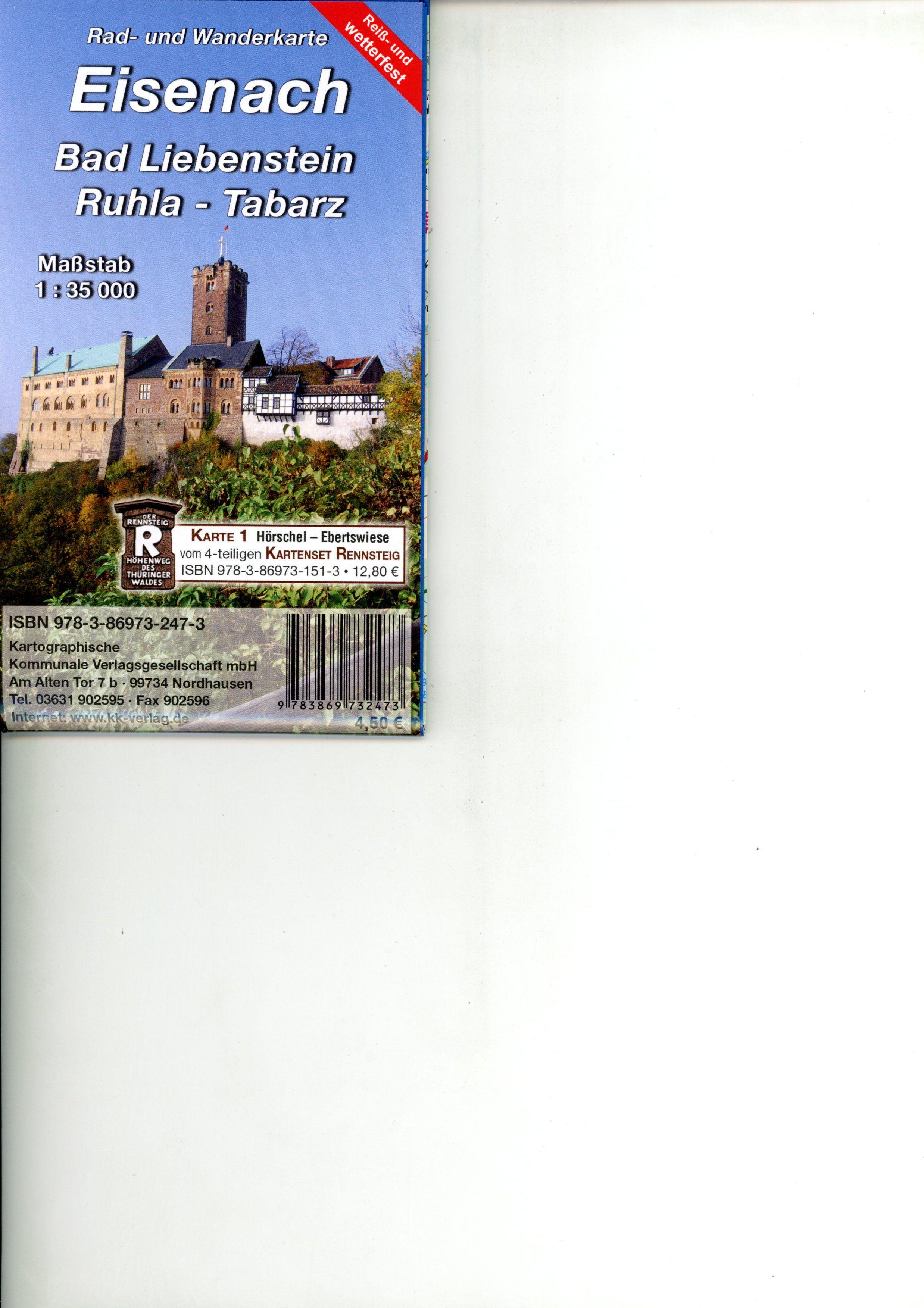 Vorderes Coverbild Eisenach - Bad Liebenstein - Ruhla - Tabarz
