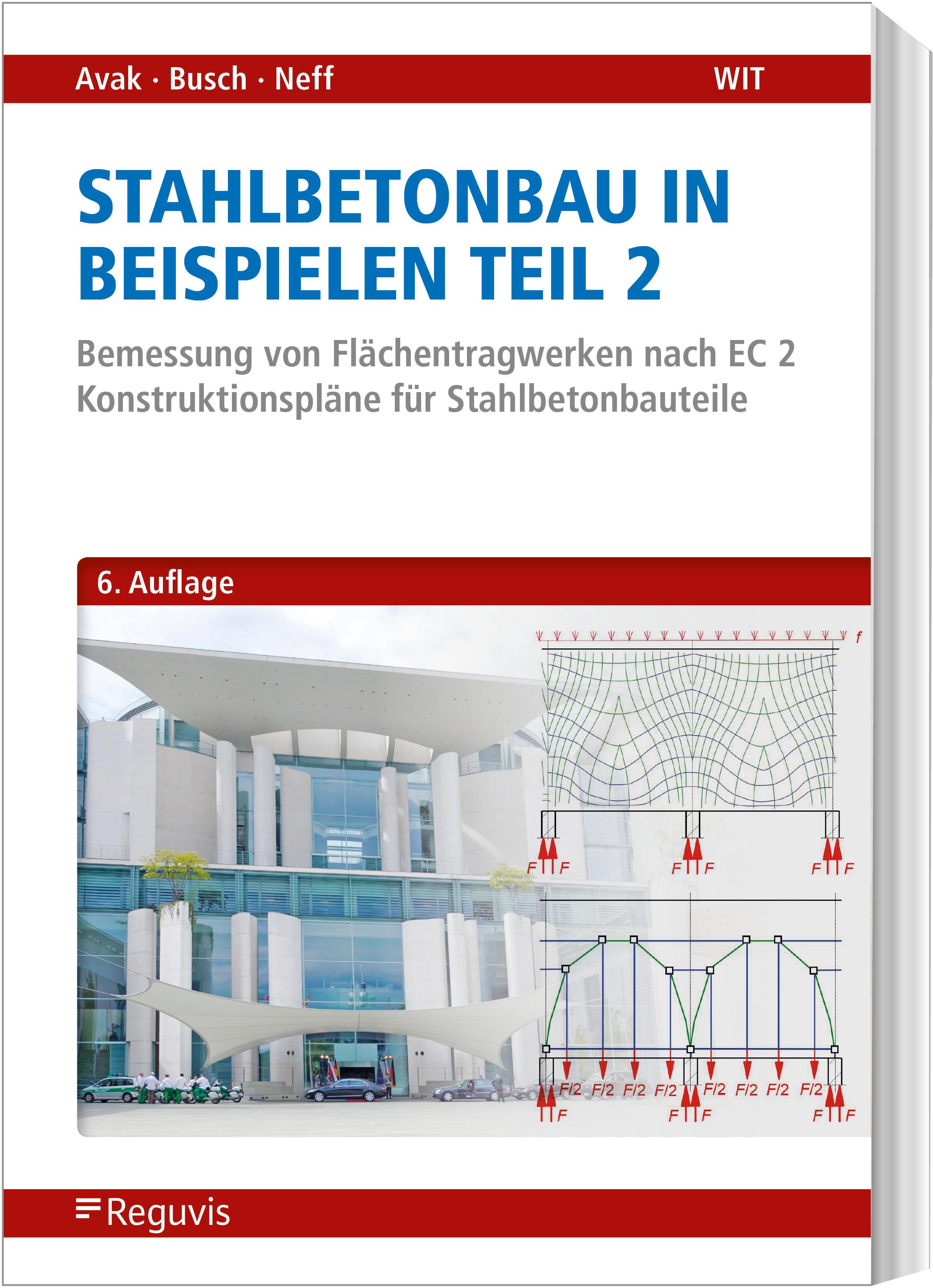 Vorderes Coverbild Stahlbetonbau in Beispielen - Teil 2