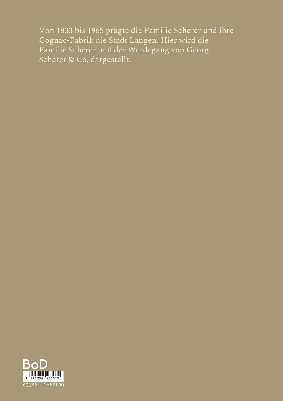 Rückseitencover Familie Scherer in Langen