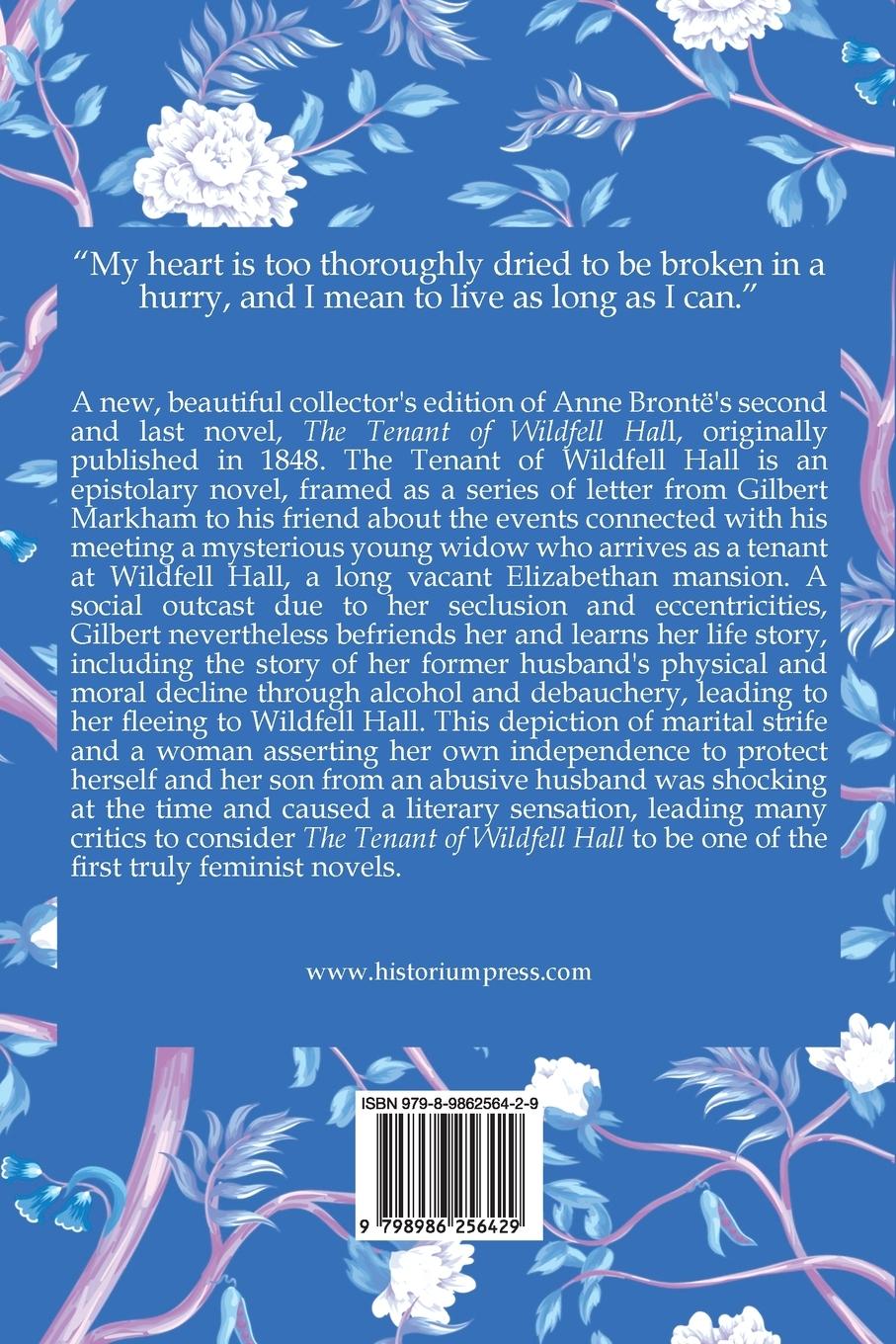 Rückseitencover The Tenant of Wildfell Hall (Historium Press Classics)