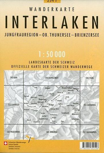 Beispielinhalt (Bild) Swisstopo 1 : 50 000 Interlaken