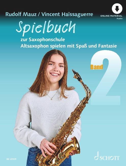 Vorderes Coverbild Spielbuch zur Saxophonschule Band 2