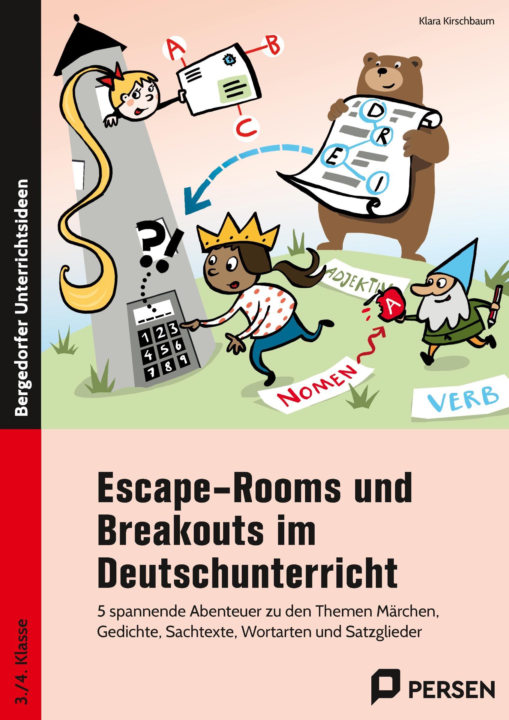 Vorderes Coverbild Escape-Rooms und Breakouts im Deutschunterricht
