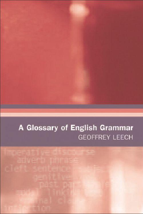Vorderes Coverbild A Glossary of English Grammar