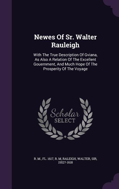 Vorderes Coverbild Newes Of Sr. Walter Rauleigh