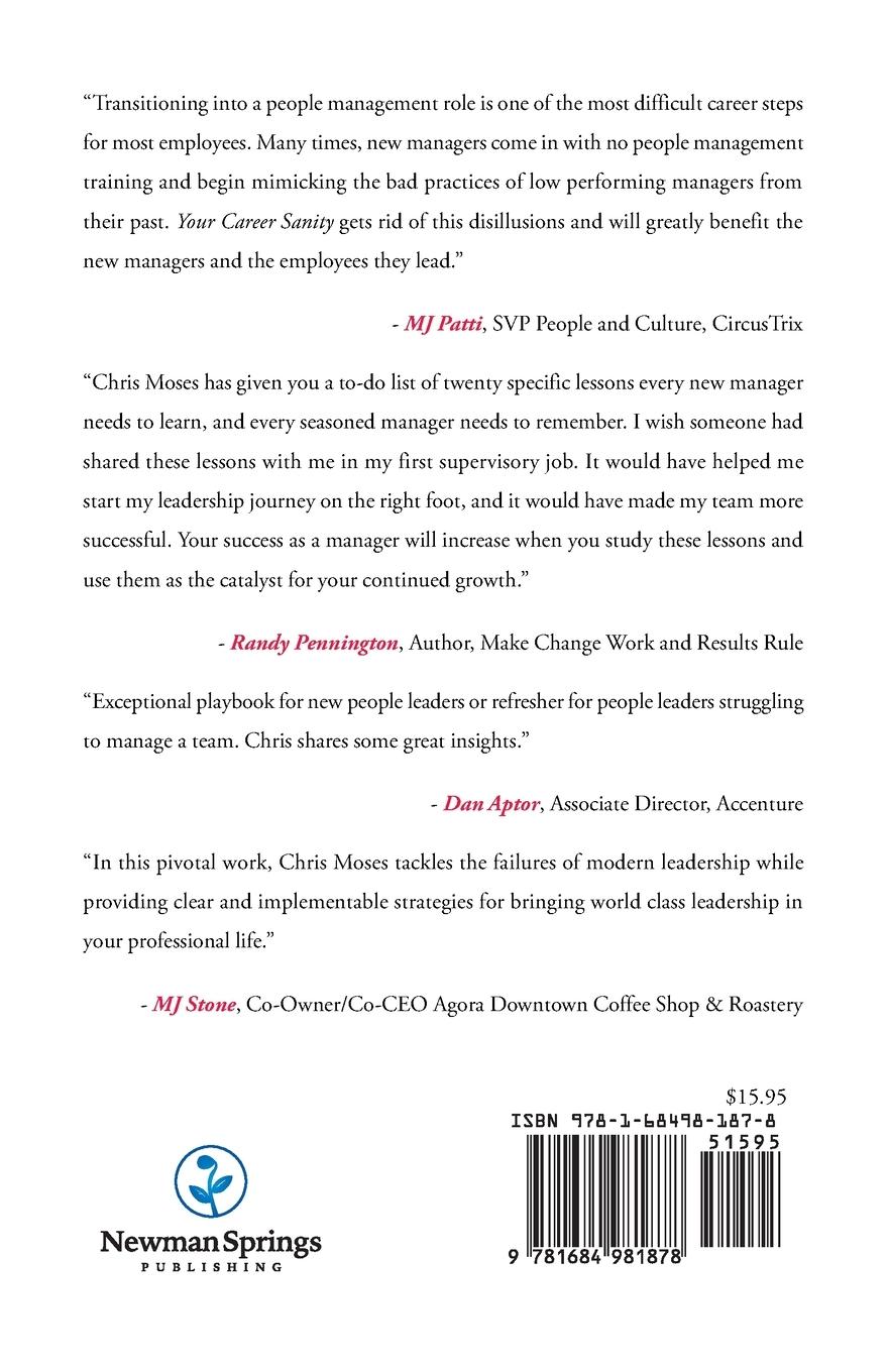 Rückseitencover Your Career Sanity