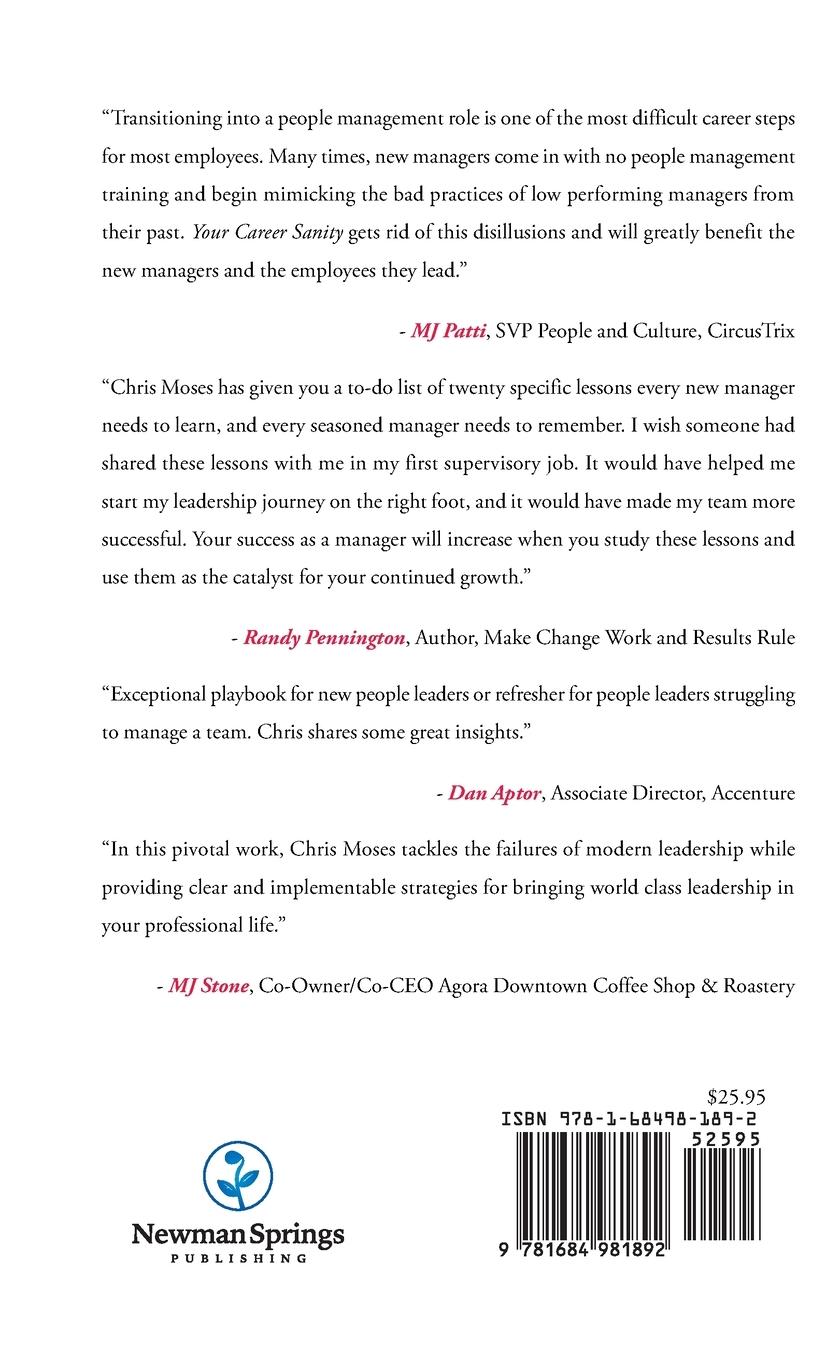 Rückseitencover Your Career Sanity