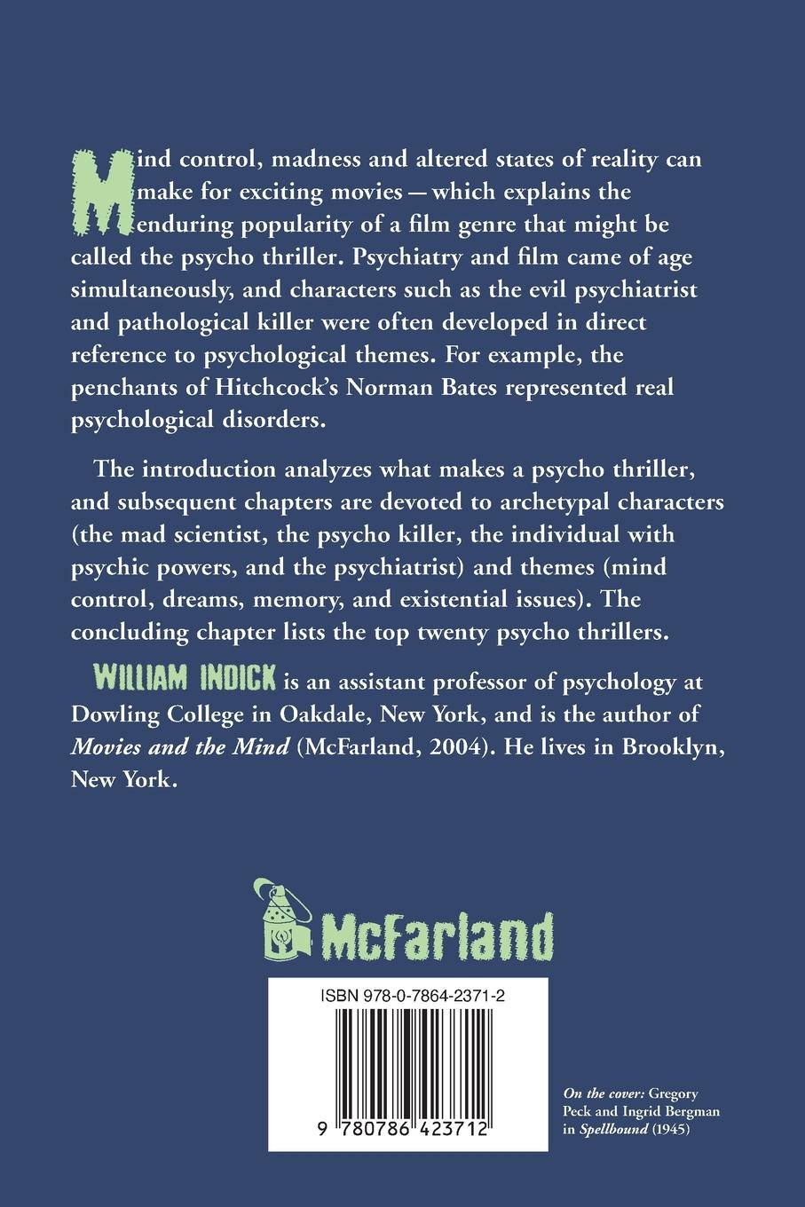 Rückseitencover Psycho Thrillers