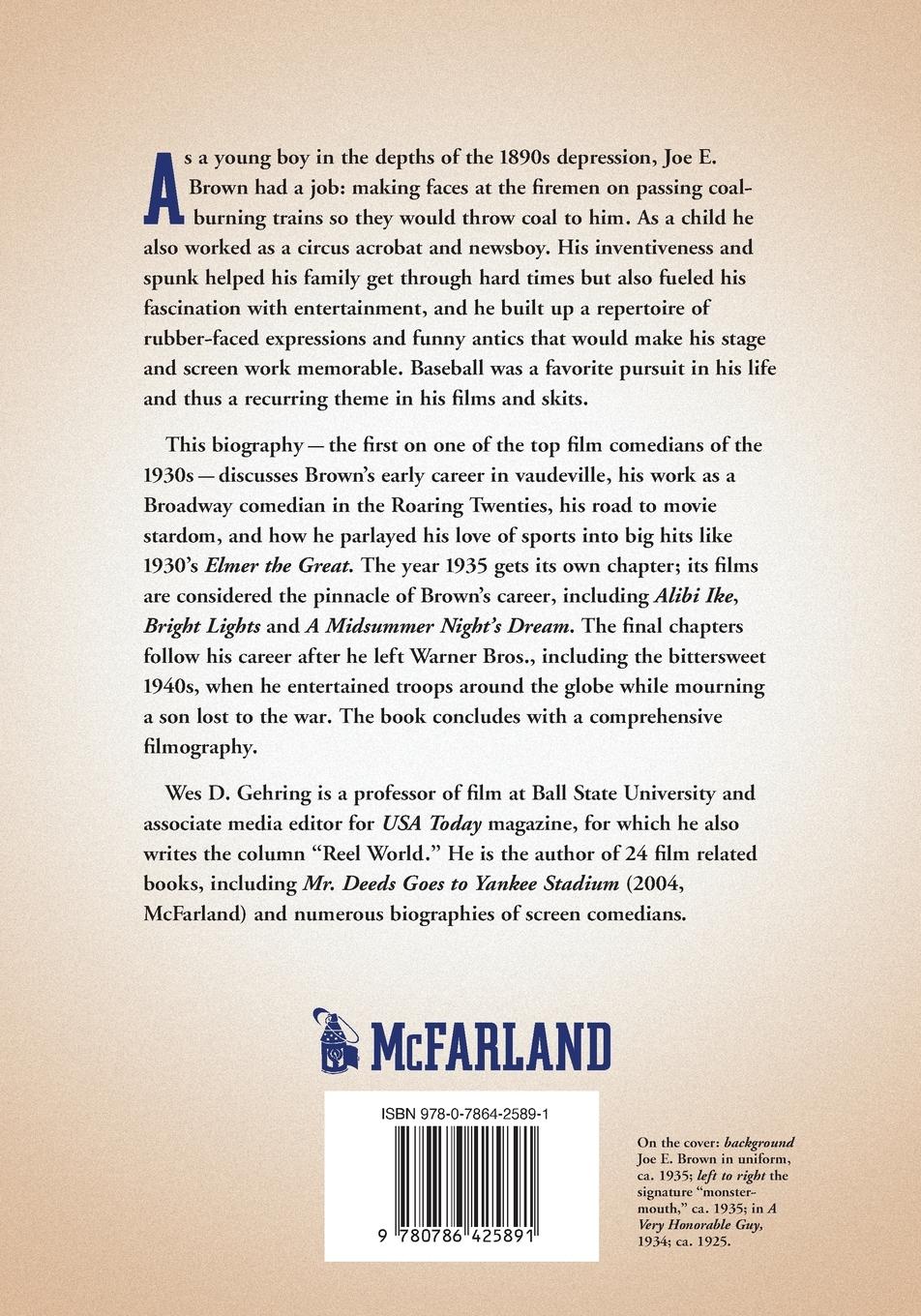 Rückseitencover Joe E. Brown