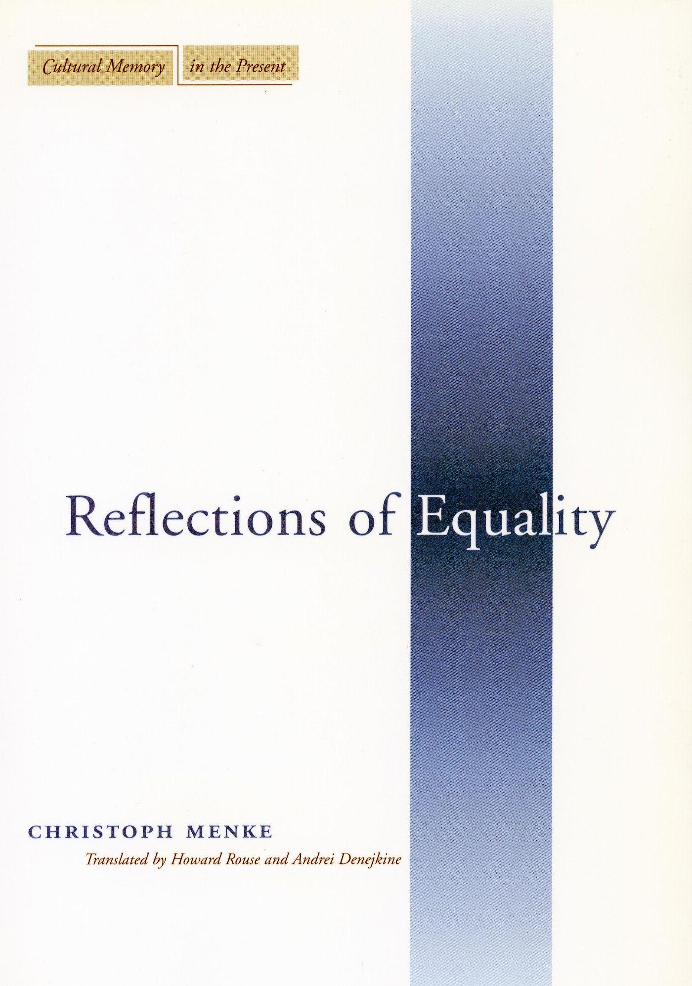 Vorderes Coverbild Reflections of Equality