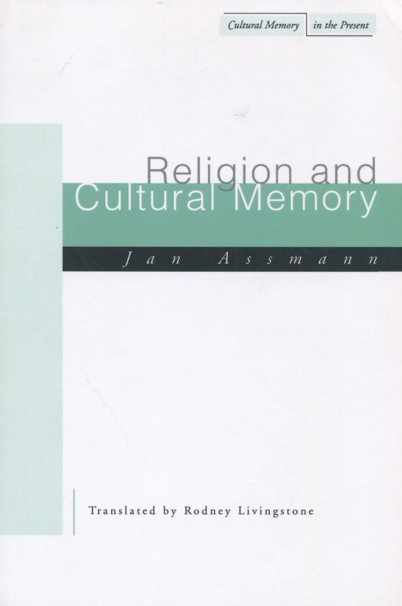 Vorderes Coverbild Religion and Cultural Memory