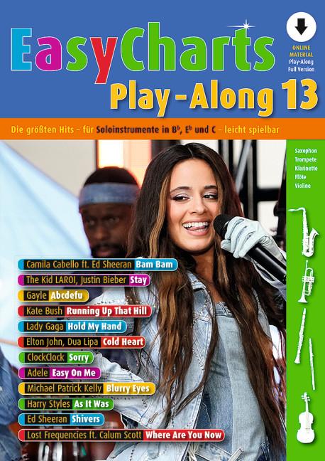 Vorderes Coverbild Easy Charts Play-Along Band 13