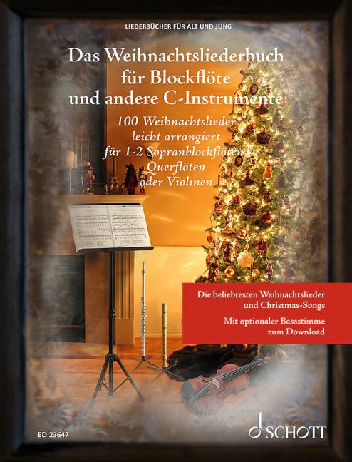 Vorderes Coverbild Das Weihnachtsliederbuch für Blockflöte und andere C-Instrumente