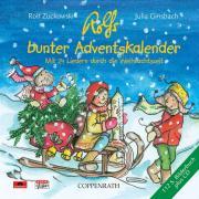 Vorderes Coverbild Rolfs bunter Adventskalender. CD mit Buch