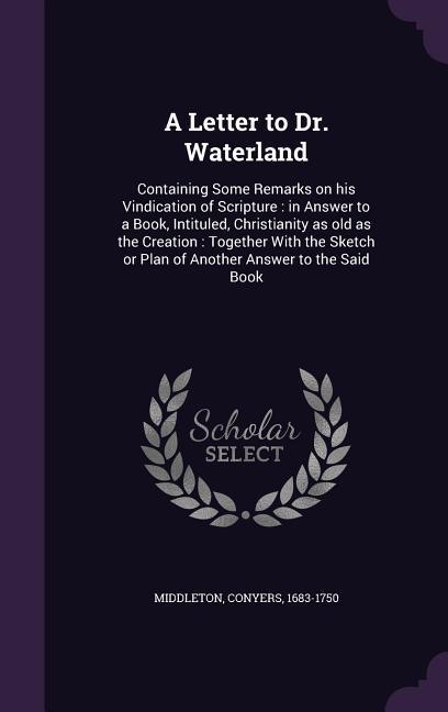 Vorderes Coverbild A Letter to Dr. Waterland