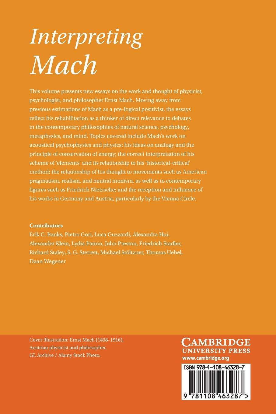 Rückseitencover Interpreting Mach