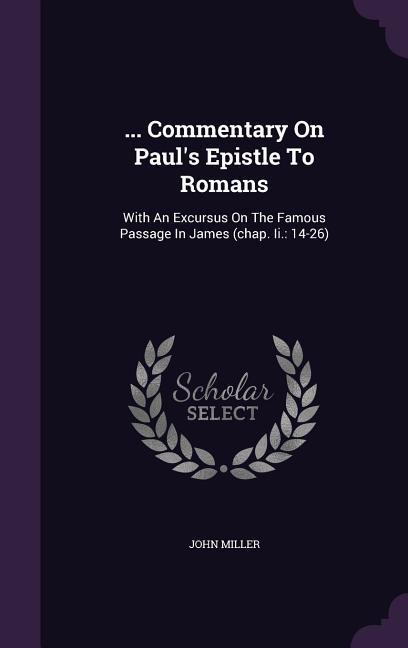 Vorderes Coverbild ... Commentary On Paul's Epistle To Romans
