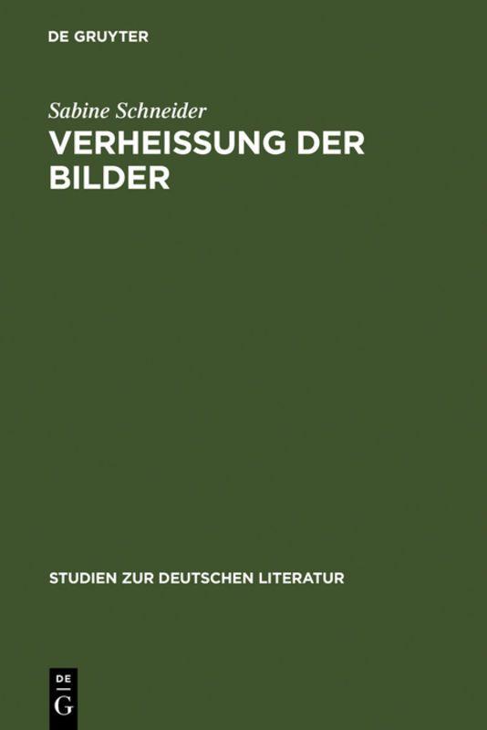 Vorderes Coverbild Verheißung der Bilder
