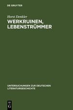 Vorderes Coverbild Werkruinen, Lebenstrümmer