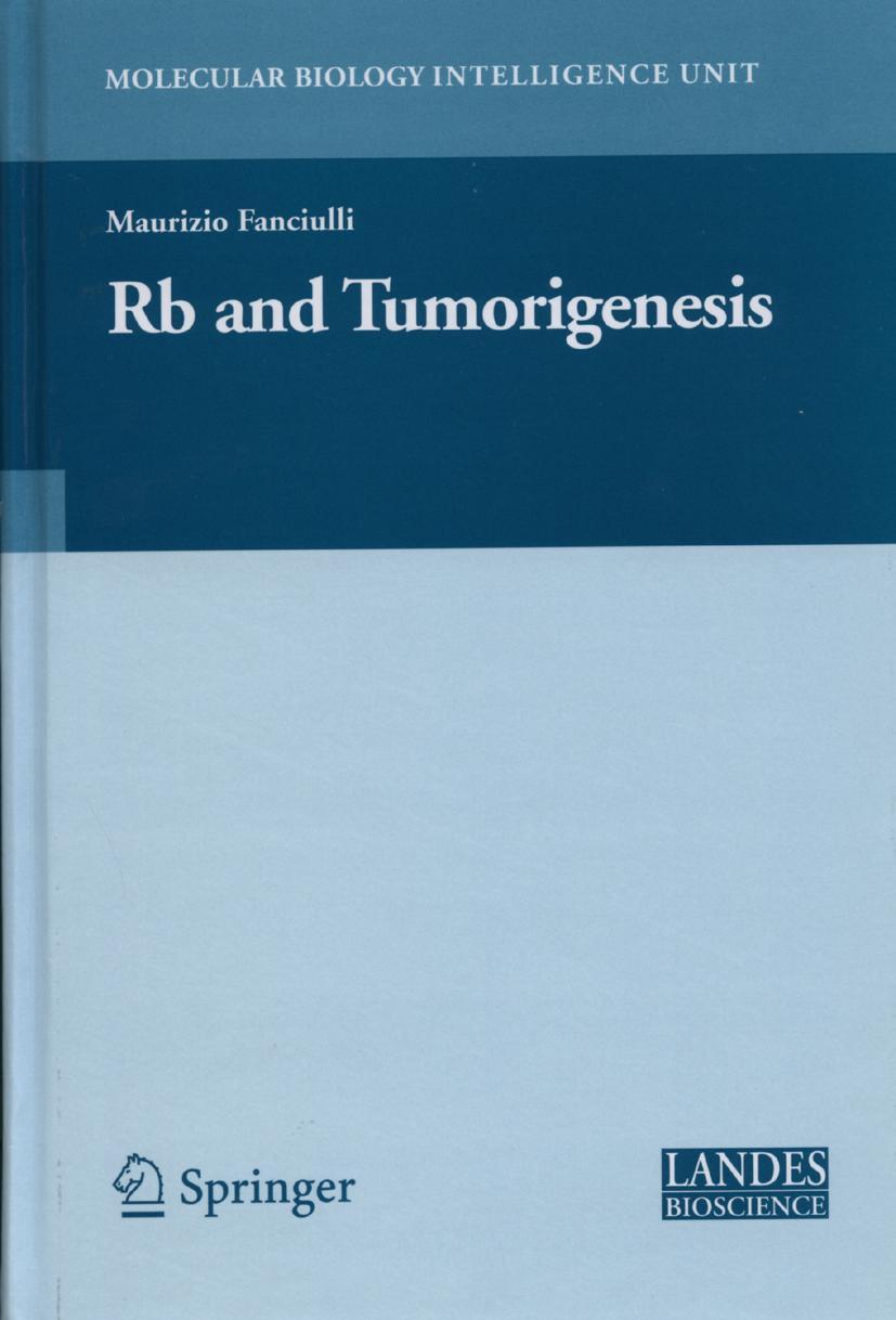Vorderes Coverbild Rb and Tumorigenesis