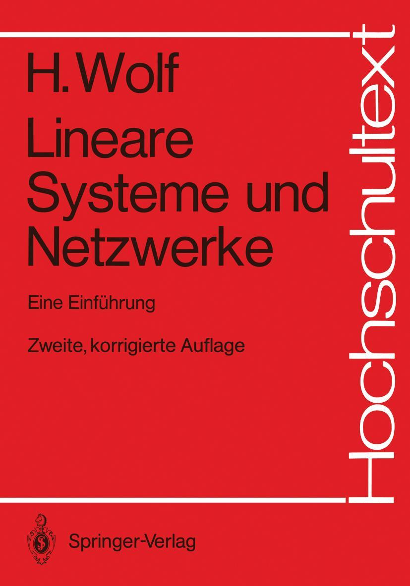 Vorderes Coverbild Lineare Systeme und Netzwerke