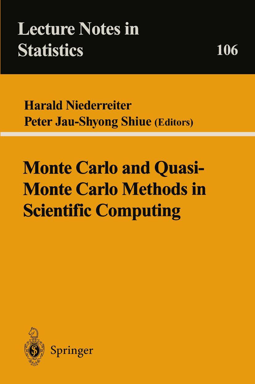Vorderes Coverbild Monte Carlo and Quasi-Monte Carlo Methods in Scientific Computing