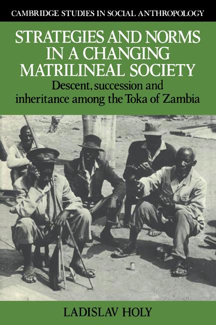 Vorderes Coverbild Strategies and Norms in a Changing Matrilineal Society