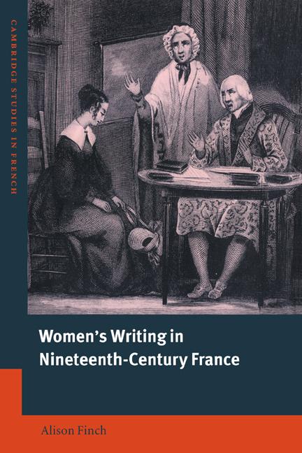 Vorderes Coverbild Women's Writing in Nineteenth-Century France