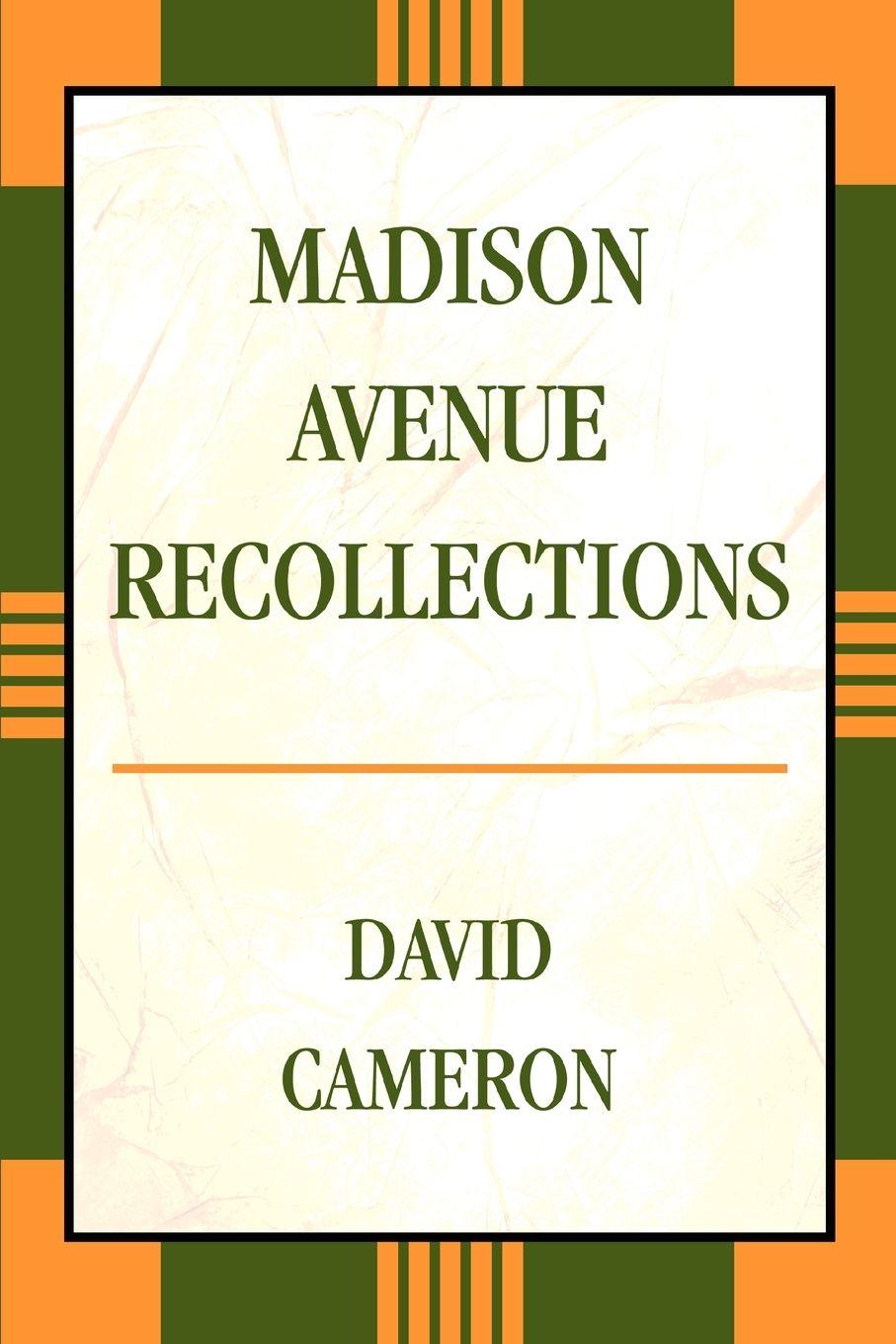 Vorderes Coverbild Madison Avenue Recollections