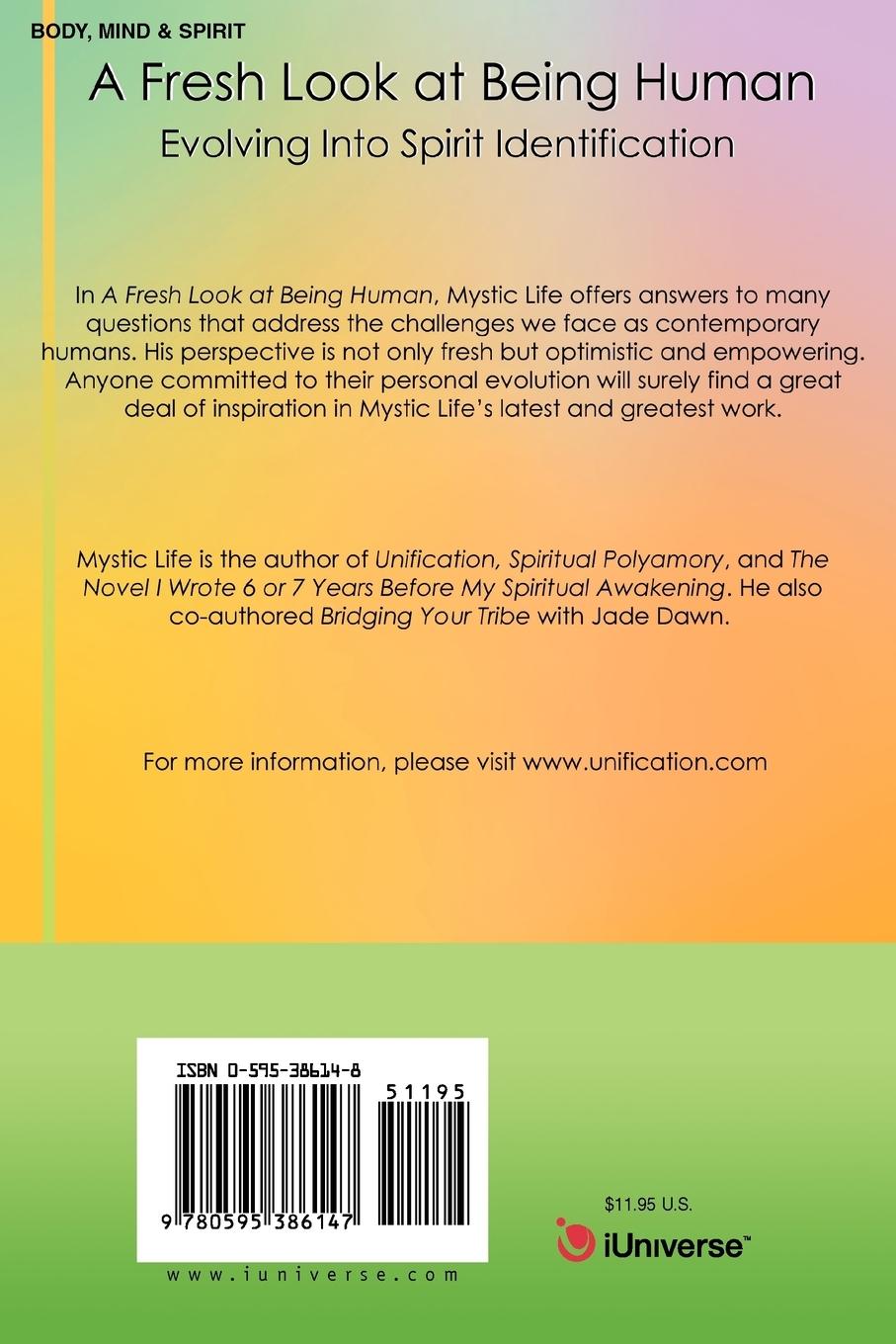 Rückseitencover A Fresh Look at Being Human