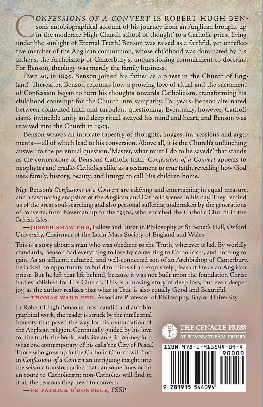 Rückseitencover Confessions of a Convert