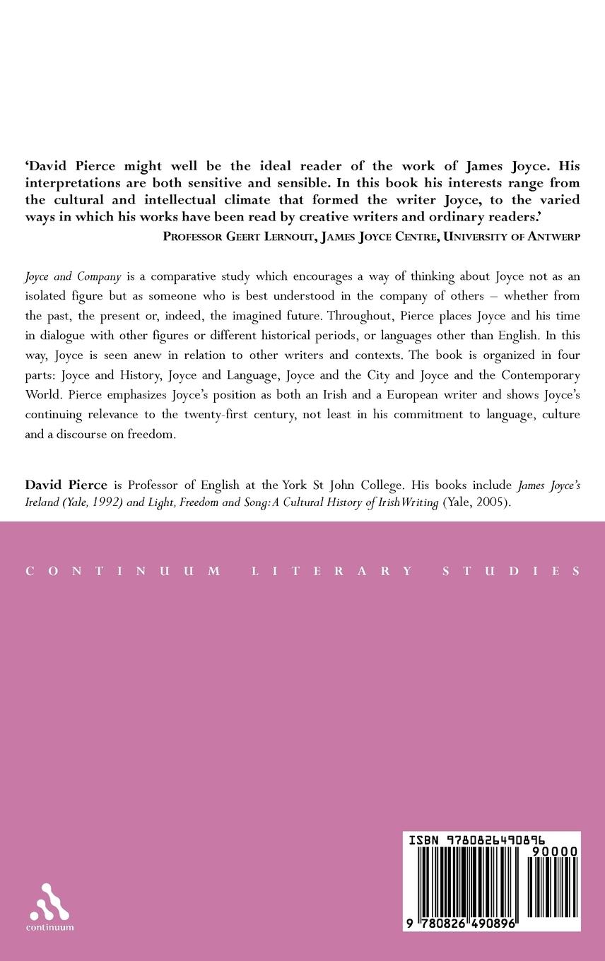 Rückseitencover Joyce and Company