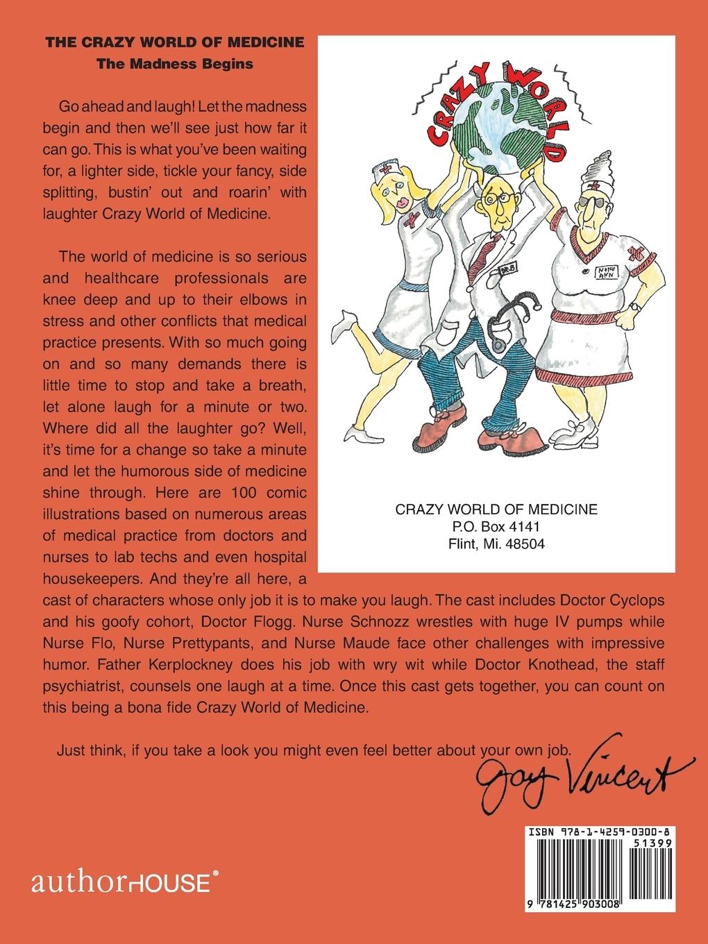 Rückseitencover THE CRAZY WORLD OF MEDICINE