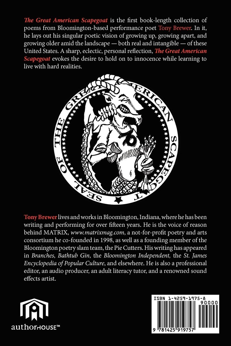 Rückseitencover The Great American Scapegoat